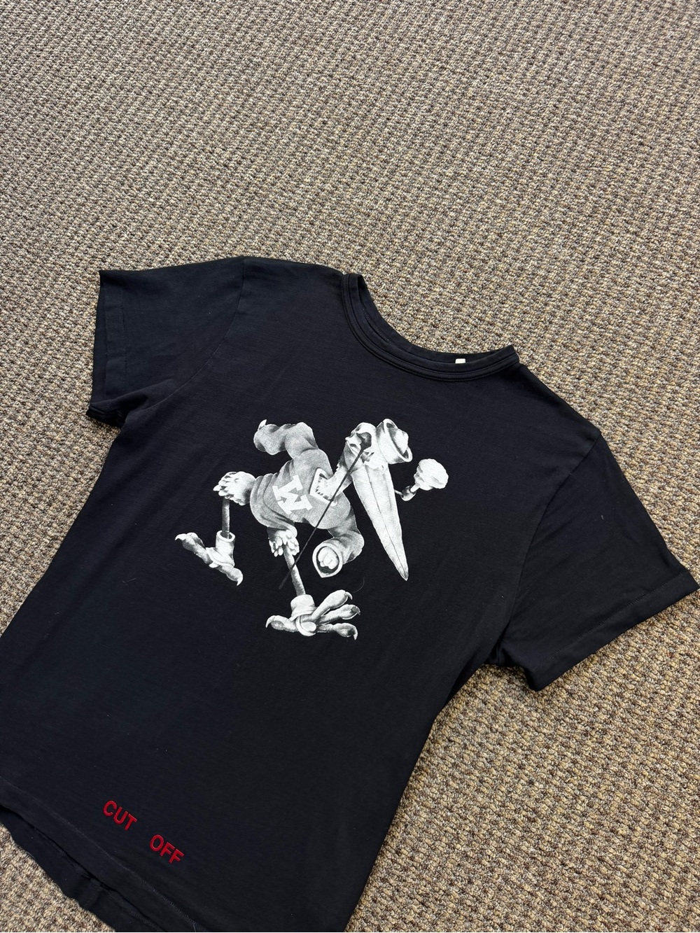 Off-White Plague Doctor Graphic T-Shirt – Black